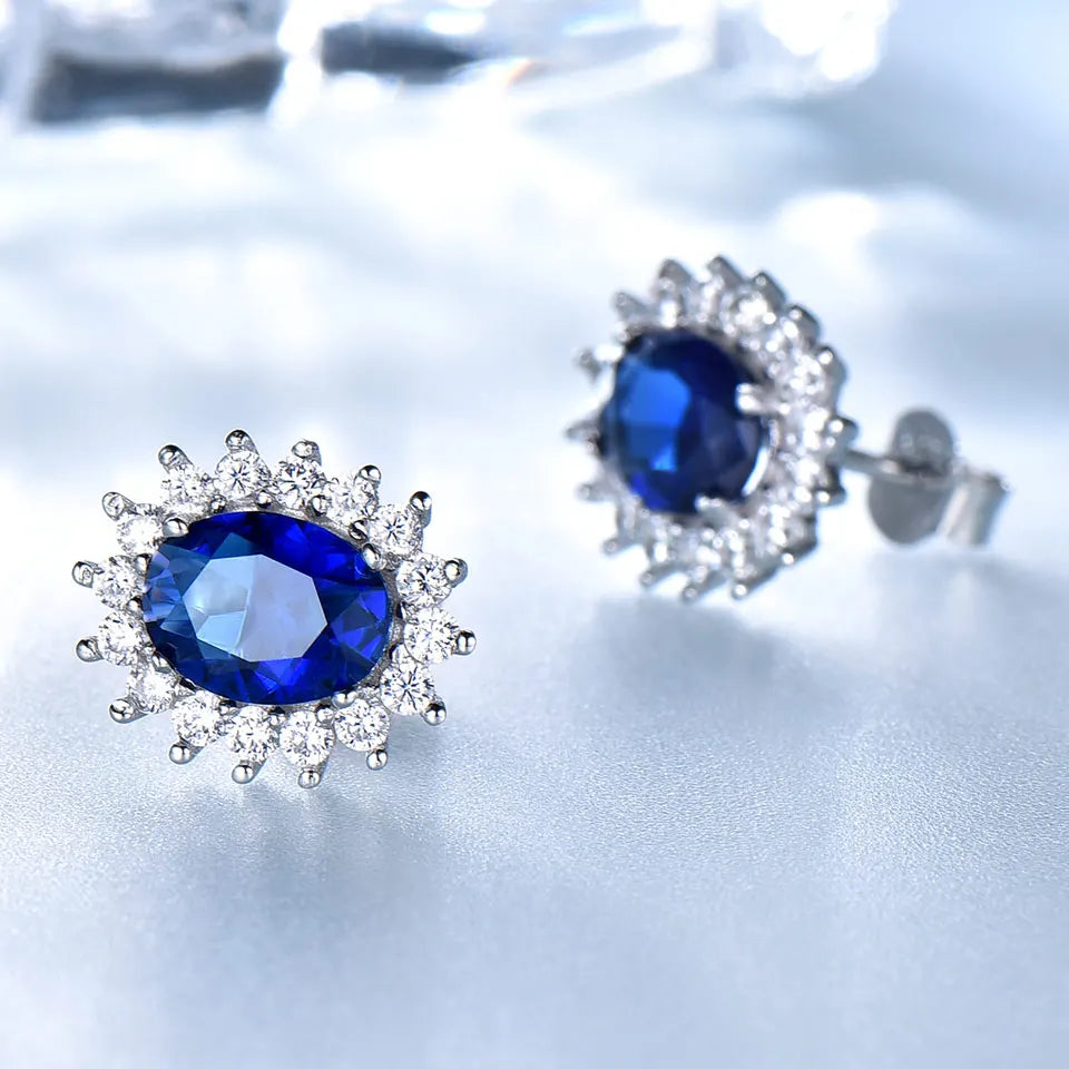 Sapphire Stud Earrings