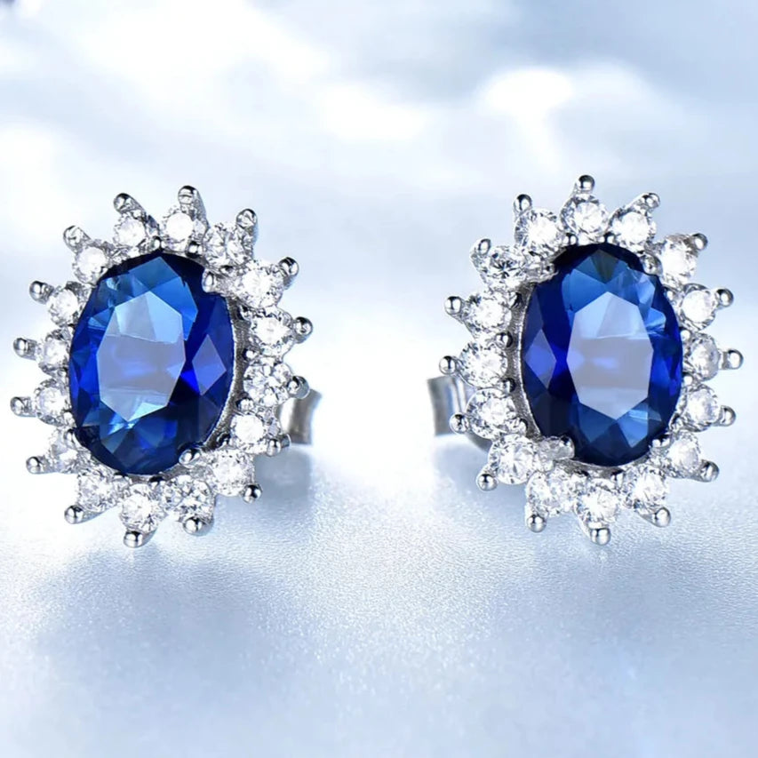 Sapphire Stud Earrings