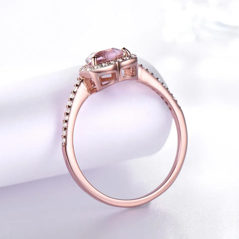 Rose Heart Ring