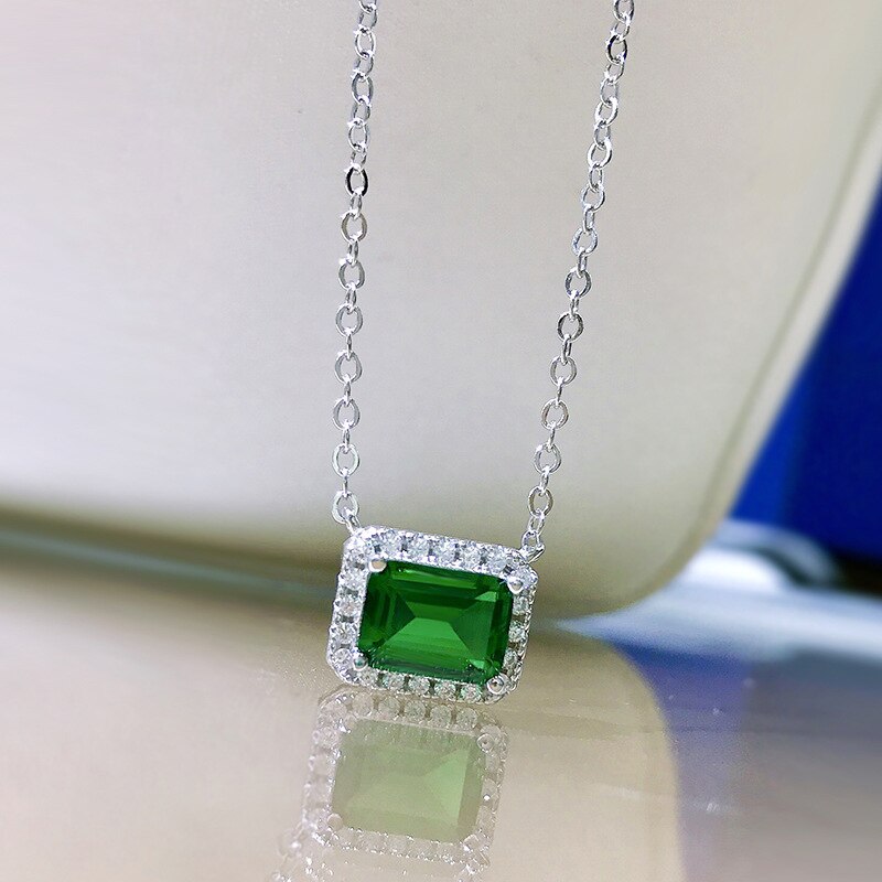 Green Emerald Necklace