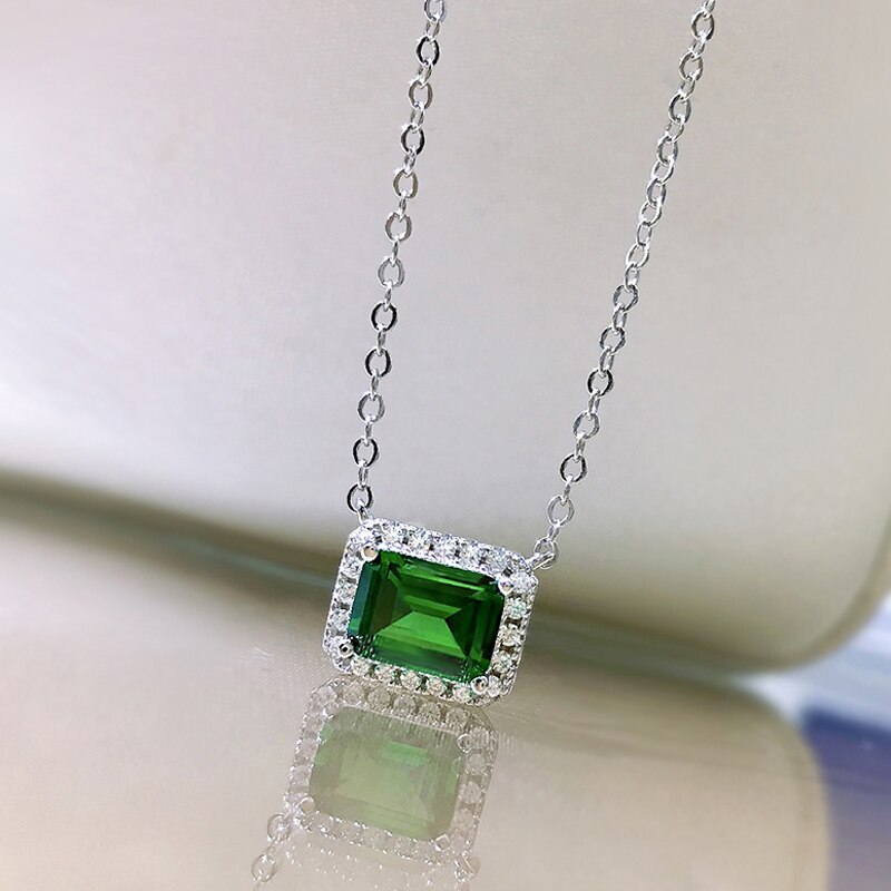 Green Emerald Necklace