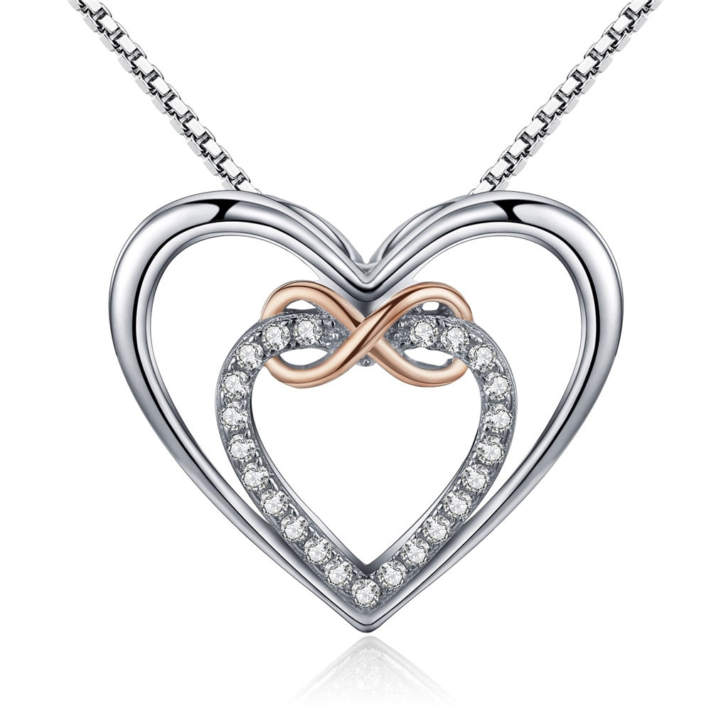 Double Heart Necklace