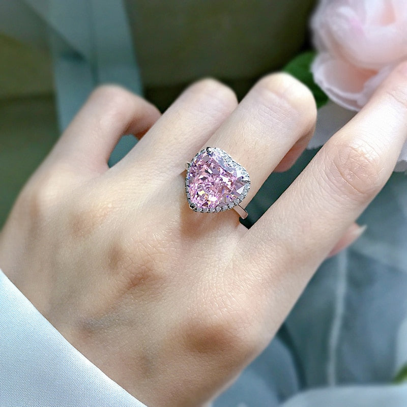 Pink Heart Ring