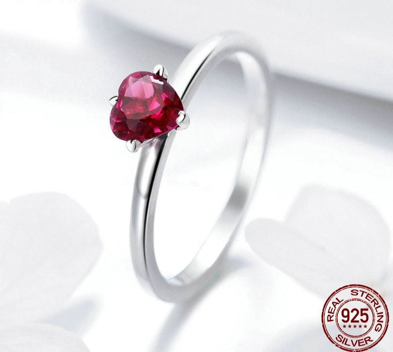 Zircon Red Ring