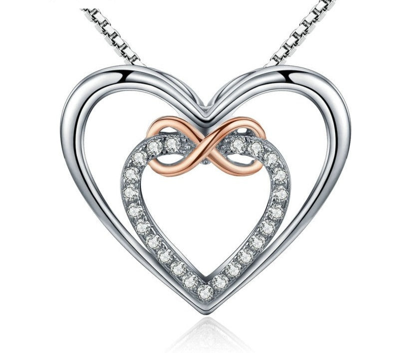 Double Heart Necklace