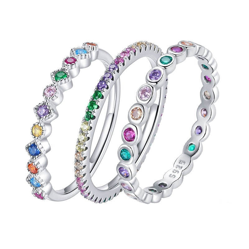 Multicolor Rainbow Rings