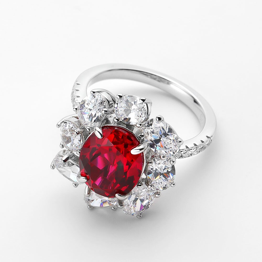 Red Sunflower Ring