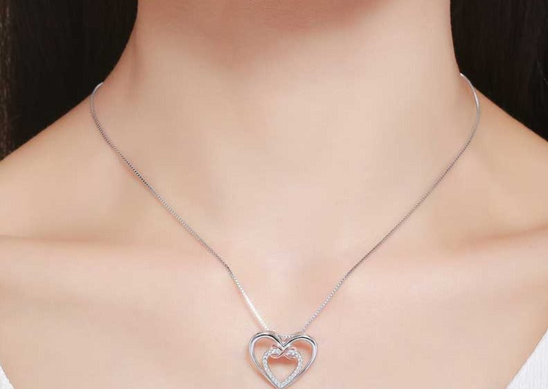 Double Heart Necklace