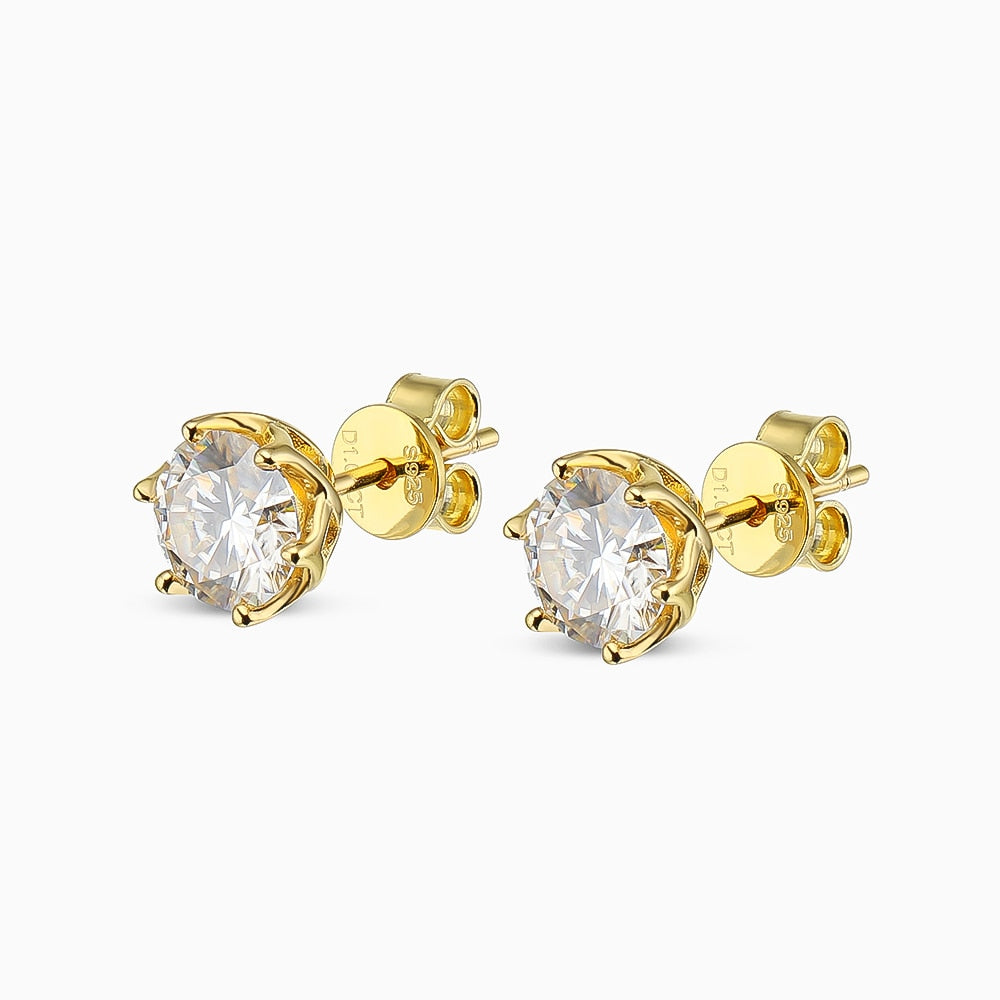 Moissanite Stud Earrings