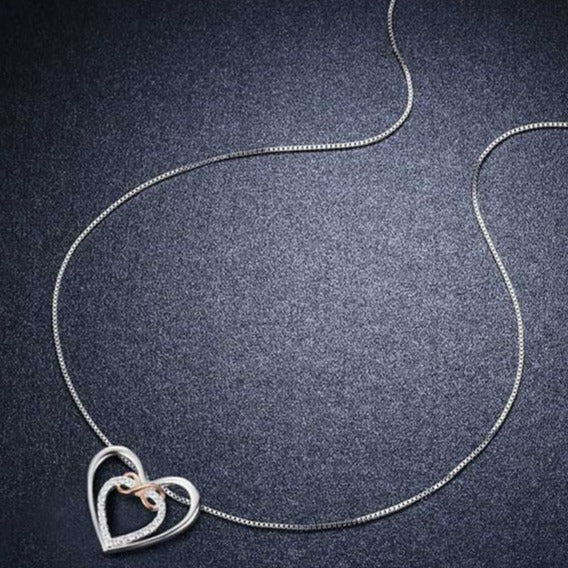 Double Heart Necklace