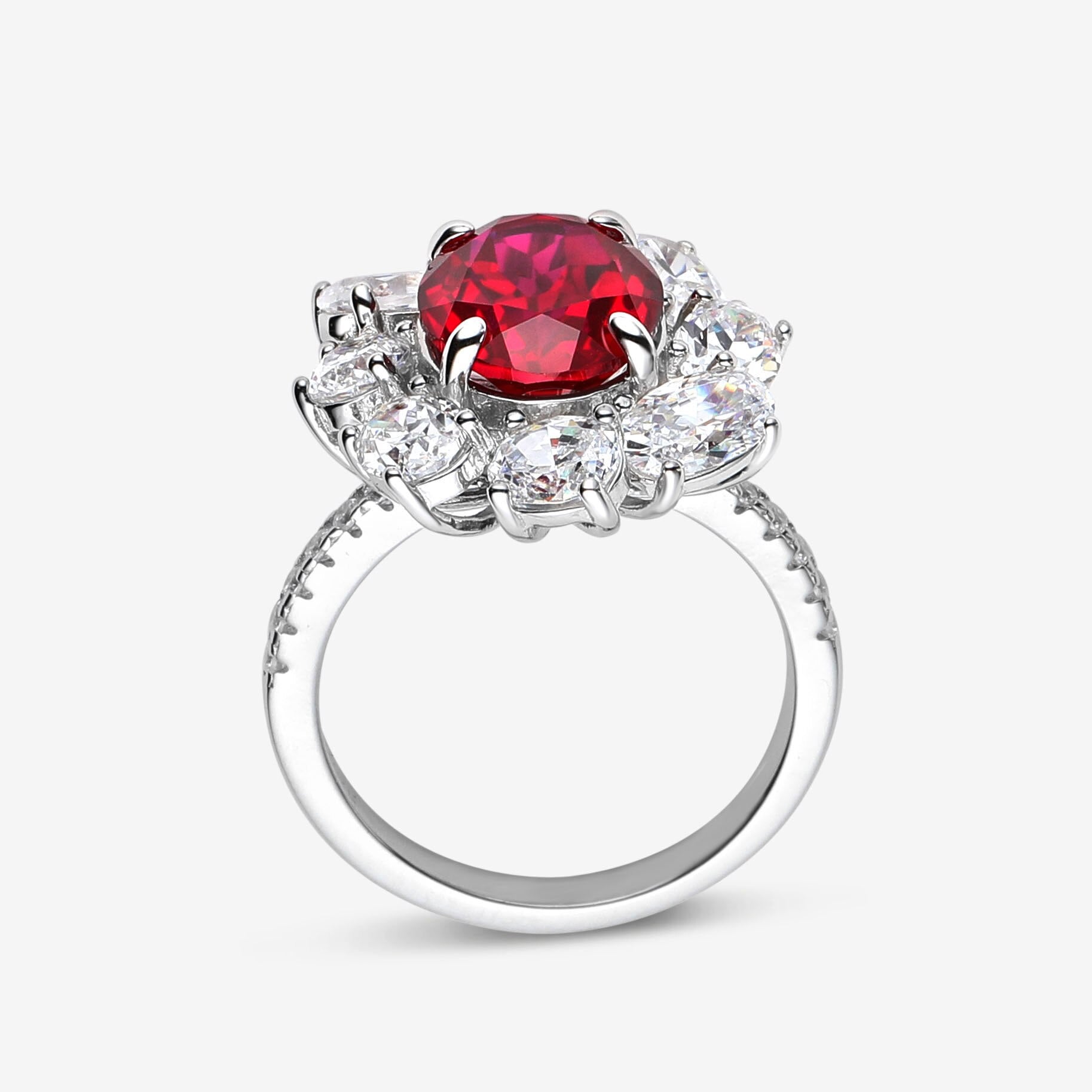 Red Sunflower Ring