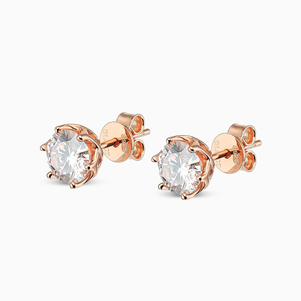 Moissanite Stud Earrings