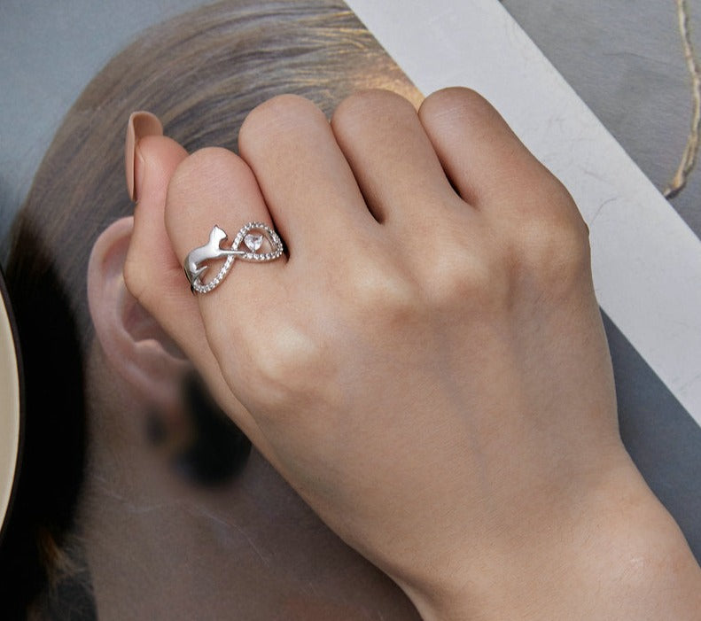 Infinity Cat Ring